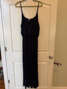 Women's NavySpaghetti-Strap Maxi Dress
